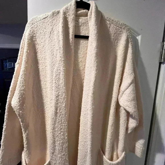 Paper Label Long Sweater Cardigan - S / P - Picture 2 of 5